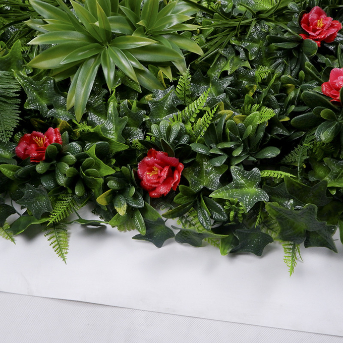 良質の製造のプラスチック人工的なBoxwoodの両掛けの人工的な芝生の壁