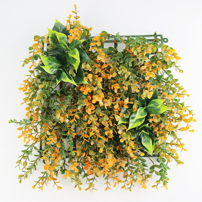 人工的な草の植物の壁の装飾の人工的な緑の生きている壁の縦の緑の壁