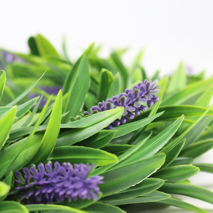 熱い販売の人工的なキヅタの花輪の人工的なキヅタの葉の植物のツルの掛かる花輪